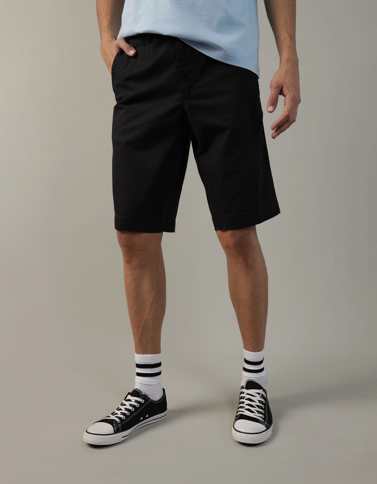 American eagle khaki shorts best sale