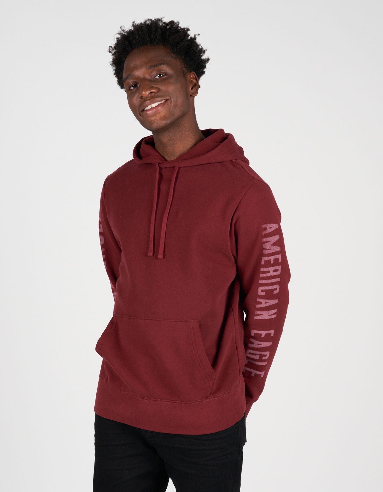 Red american eagle on sale hoodie