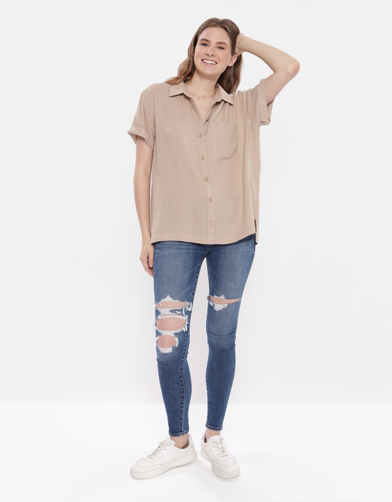 Buy AE Button Down Shirt online American Eagle Outfitters