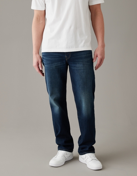 Calça Jeans escura cintura alta levanta - IetpShops Bahrain